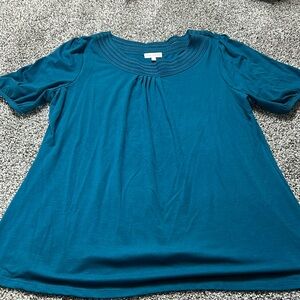 Very Soft Blue Short Sleeve. Size 18/20